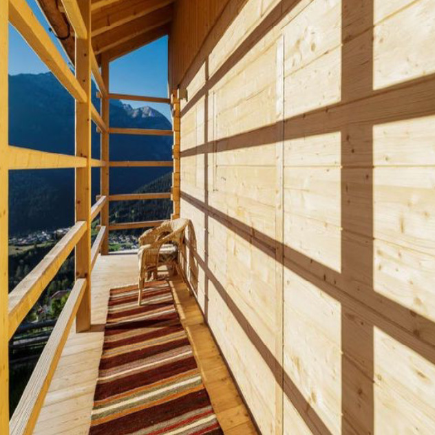 esterno dell'appartamento in cadore